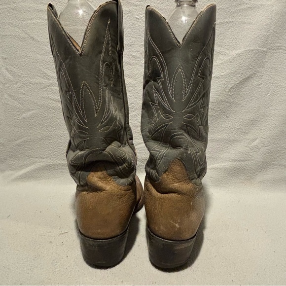 Western Cowboy Men’s Pull On two-tone Boots size 9.5 E - Picture 8 of 15